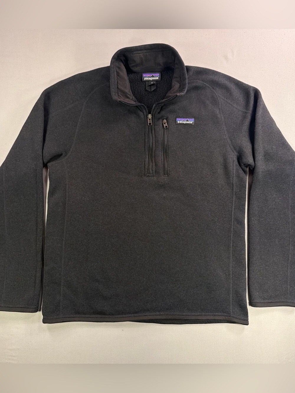 Patagonia Black Men's Half-Zip Performance Fleece Pullover